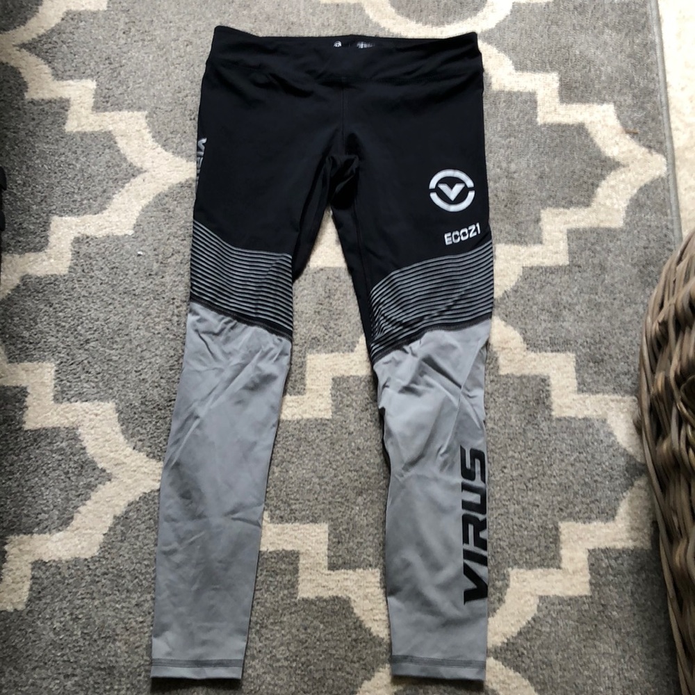 Virus compression leggings.